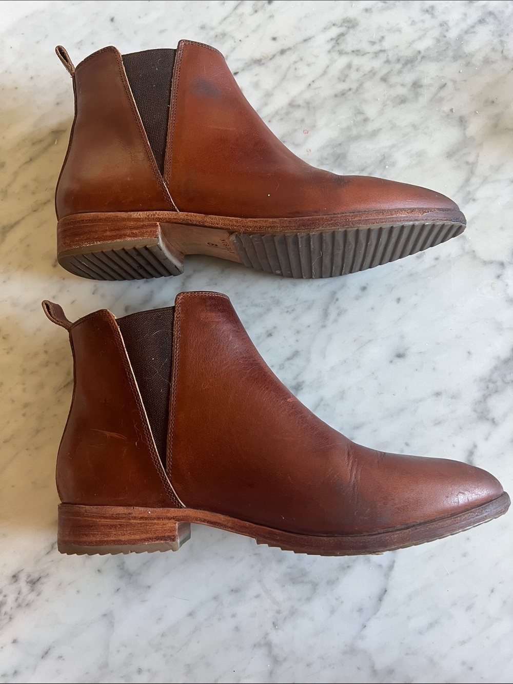 Nisolo Eva Everyday Women’s Classic Chelsea Boot in Brandy 8
